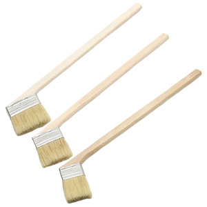 Pinceaux à peinture à manche en bois, plats, de 3, 2,5 et 2 pouces, pour travaux de bricolage et de quincaillerie - Product Image 4