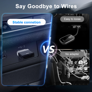 Adaptador inalámbrico Carplay Android Auto Plug and Play WiFi Fast Connect Smart Dongle 2in1 para Seat Ibiza Arona <span class=keywords><strong>Leon</strong></span> Ateca Tarraco - Product Image 4