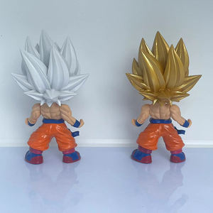 Dos estilos son Goku Cabello blanco y cabello rubio Super Saiyan Postura de pie DBZ modelo Anime Figura de dibujos animados-Personaje - Product Image 3