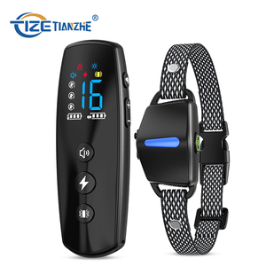 TIZE neue Produkte 2600ft Wasserdicht Elektrisch Typ C aufladen Pet Shock E Halsband Fernbedienung e Halsband Hunde training - Product Image 1