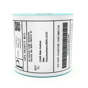 Tùy Chỉnh Nhiệt Dính Sticker Cuộn 50*30Mm Bao Bì Nhãn Cho Siêu Thị Nhiệt Nhạy Cảm Vĩnh Viễn Mã Vạch - Product Image 4