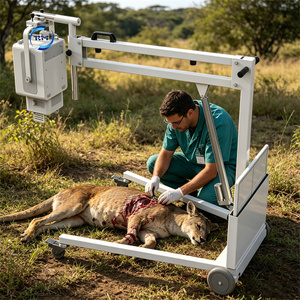Sistema DR Veterinario Portátil de 5.6KW, Máquina de Rayos X Médica con Batería, Sistema de Rayos X DR de Mano de Alta Frecuencia para Emergencias - Product Image 3