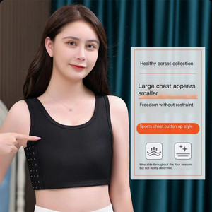 Chest Shaper Breathable Thin Elastic Band Colors Compression Tank Top <strong>Breast</strong> Ftm Tomboy Chest <strong>Binder</strong> - Product Image 5