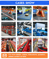 Trieur à roues orientables YJ-INTL pour centre de distribution, à changement rapide, tailles variables