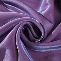 Rouleau de tissu satin duchesse populaire en polyester et élasthanne uni, haute qualité, pour robes de mariée
