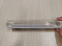 Étui de luxe personnalisé en acrylique transparent pour Mézouzah, poli, sculpté à la main, écologique, de Waterdale Judaica Gifts, pour présentation juive