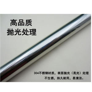 Tube en acier inoxydable 304 de haute qualité, diamètre 19 mm, épaisseur 1,2 mm, finition brillante, pour tringles de cuisine, barres transversales de placard - Product Image 5