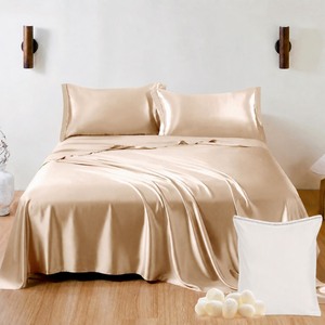 Federa in Seta Satinata di Lusso <span class=keywords><strong>con</strong></span> Chiusura a Cerniera, Logo Personalizzato, Spedizione Rapida - Product Image 2
