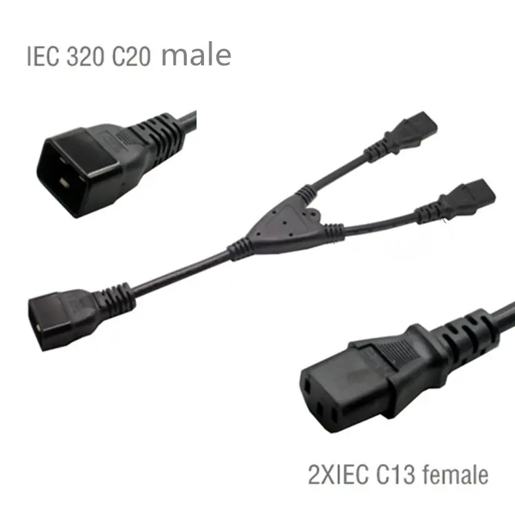 220-250v High Quality Custom 12AWG Cable Laptop PDU Power Cable 3PIN AC Power Cable