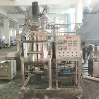 Réservoir de mélangeur d'homogénéisation sous vide standard GMP de 200 litres Offre Spéciale de haute qualité pour la fabrication de crème cosmétique Gel crème solaire