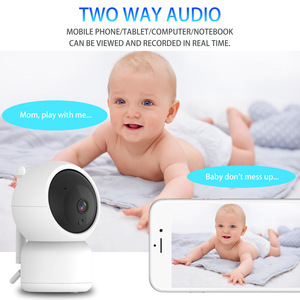 Display da 5 pollici No WiFi Baby <span class=keywords><strong>Monitor</strong></span> con schermo 1080P HD Auto temperatura ambiente bambini monitoraggio 2MP Smart Baby <span class=keywords><strong>Monitor</strong></span> <span class=keywords><strong>Wireless</strong></span> - Product Image 3