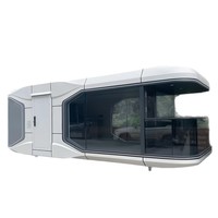 Capsule spatiale personnalisée Apple Cabin, maison mobile, hôtel, hébergement en zone touristique, projet de camping extérieur technologique en métal