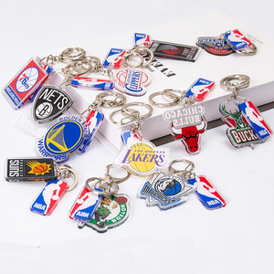 Porte-clés en acrylique <span class=keywords><strong>NBA</strong></span> toutes équipes, impression double face, cadeau pour fan de basketball, breloque de sac, pendentif clé - Product Image 6
