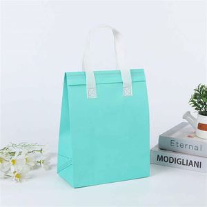 Bolsas Térmicas Reutilizables con Logotipo Personalizado, Bolsa Térmica de Tela No Tejida, Bolsas Aisladas para Mantener la Comida Fría - Product Image 4