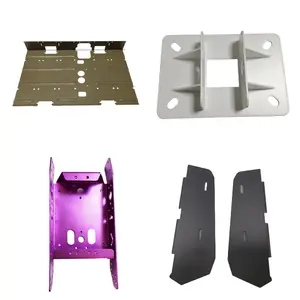 Piezas de soporte de acero al carbono de latón y aluminio personalizadas para fabricación de chapa CNC mecanizado con superficie cortada con láser tratada