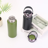 Bouteille isotherme de voyage en acier inoxydable à double paroi de 1000 ml pour sports de plein air, avec infuseur