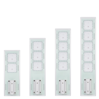 Lampadaire Led solaire intégré en aluminium, 100/150/200/250W, haut de gamme, étanche IP65, lampe d'extérieur