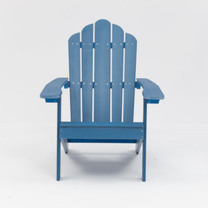 Outdoor furniture Garden lounger chair waterproof plastic Adirondack chair Patio plastic wood chair