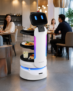 Robot de Servicio Comercial Segway ServeBot S1 con Doble SLAM, 4G, WiFi, Capacidad de Carga de 30 kg y 24 Horas de Duración de Batería - Product Image 3