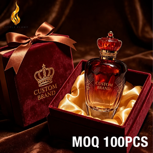 Fabricant de parfums arabes sur mesure, étiquette privée, flacon couronne, <span class=keywords><strong>parfum</strong></span> personnalisé, qualité supérieure, <span class=keywords><strong>parfum</strong></span> de safran de niche, cadeau - Product Image 1