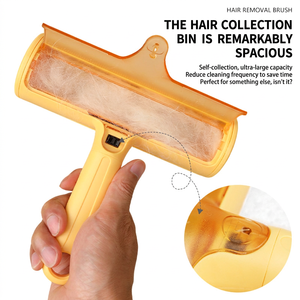 Rouleau anti-poils pour animaux, brosse anti-peluches, peigne statique réutilisable pour nettoyer les poils de chien et de chat - Product Image 3