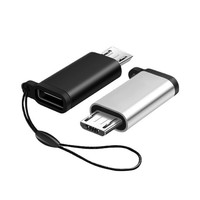Adaptador USB C a Micro USB, Conector Hembra Tipo C a Micro USB Macho, Compatible con Carga y Sincronización de Datos