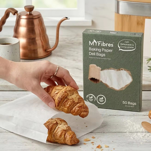 Sacs en papier de qualité supérieure pour croissants, résistants à la graisse, pour boulangerie, vente en gros, jetables, pour pâtisseries et fast-food - Product Image 4