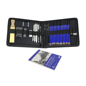 Juego de 35 Lápices de Dibujo con Lápices de Grafito y Carbón, Kit de Dibujo con Borradores, Materiales de Arte para Artistas y Estudiantes - Product Image 1