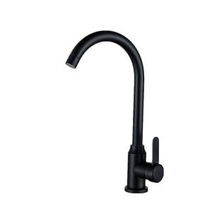 Grifo de Cocina Monomando con Válvula de Cerámica, Rotación de 360 Grados, Montaje en Encimera, Solo Agua Fría, Antisalpicaduras - Product Image 2