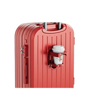 Chinese Red Wedding <b>Suitcase</b> 24inch Zipper <b>Lock</b> Trolley Case For Bride Dowry Mother Box - Product Image 4