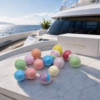 Coffret de bombes de bain bio et bombes de bain personnalisées, bombes de bain haut de gamme, bombes de bain OEM pour le spa du navire de croisière de luxe Pacific Ocean