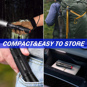 4 gói cao-lumens 5-chế độ Zoomable LED chiến thuật đèn pin không thấm nước xách tay túi ánh sáng bóng đèn thông minh cho kho sử dụng - Product Image 5