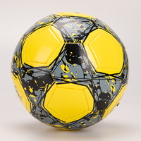 Prix d'usine Ballon de football en mousse PVC Taille 5 Poids officiel et ballon de football Conception personnalisée pour l'entraînement de football
