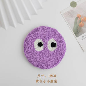 Posavasos hechos a mano Cross <span class=keywords><strong>Stich</strong></span> Hooking Punch Needle Starter Kits <span class=keywords><strong>de</strong></span> bordado para principiantes - Product Image 6