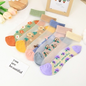 Nuevos <span class=keywords><strong>Calcetines</strong></span> Hasta El Tobillo Para <span class=keywords><strong>Nina</strong></span>, <span class=keywords><strong>Calcetines</strong></span> tobilleros de malla de verano personalizados transpirables para niñas - Product Image 2