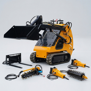 Hochwertiger Chinesischer <span class=keywords><strong>Mini</strong></span>-Kompaktlader mit Schneller Lieferung und Günstigen Preisen vom Hersteller mit Anbaugeräten - Product Image 2