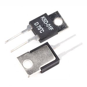 Interruptor de Temperatura KSD-01F, Normalmente Abierto (NA) y Normalmente Cerrado (NC), 40/45/50/60/70/80/85 Grados -120 Grados - Product Image 1