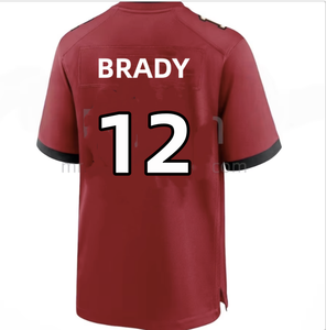 2025 Groothandel Beste Kwaliteit Nieuwe Draft American Football Jersey Tmmmpa # 6 # 12 # 13 Bay Team Naam Ademend Eigenschap - Product Image 4