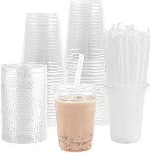 Offre Spéciale – Gobelets en PET à paroi simple, personnalisables, biodégradables, jetables, pour restaurants – Vente en gros - Product Image 1