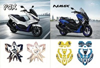Accessoires de moto pour l'extérieur complet du véhicule NVX V2 NMAX PCX RSX150 VARIO150, pièces en plastique, coque extérieure, garde-boue