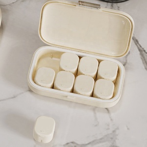 Weekly Pill Organizer Portable Pills Storage Cases 7 Day 3 Compartments Travel Medicine Box Pill Box