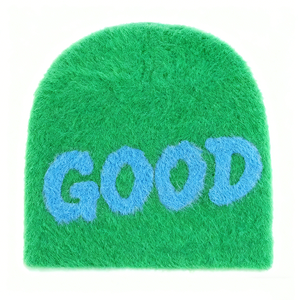 OEM Thiết Kế Faux Fur Mohair Ngoài Trời Mùa Đông Ấm Áp Hat Mờ Dày Thời Trang Phố Giản Dị Skull Cap Beanies - Product Image 3