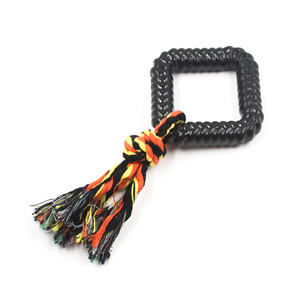 Interactive Play Durable Eco-Friendly <b>Dog</b> Chew Toy Indestructible TPR & Cotton Rope for Aggressive Chewers Indoor/Outdoor Use - Product Image 6