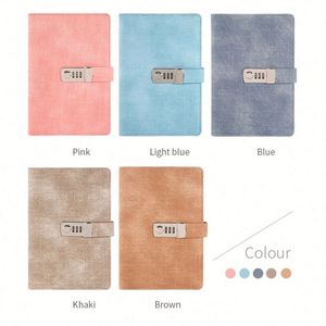 Custom Business Style Password Book Plastic Secret Lock <b>Notebook</b> for Students Hardcover Journal <b>Diary</b> with Lock-Cost-Effective - Product Image 3