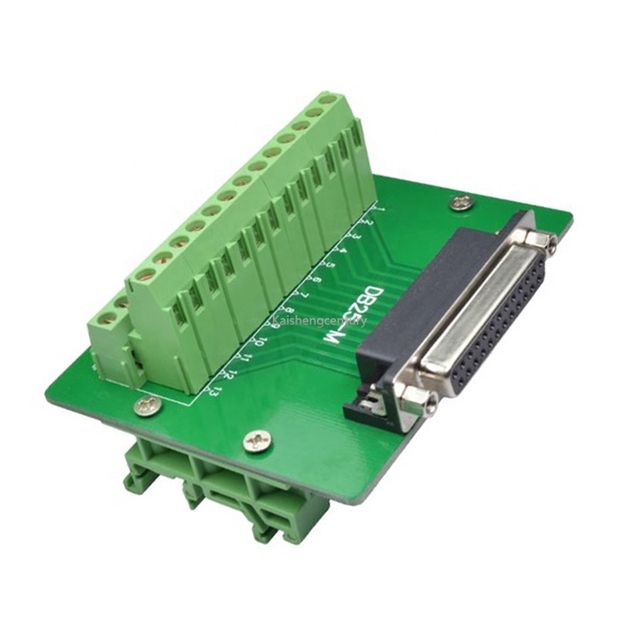 25 Pin DB25 Connector Male Female Signal Terminal DB25 Breakout PCB Board Adapter Connector