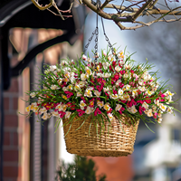 Lot de pots de narcisses artificiels pour hôtels, restaurants, événements, présentations florales, vente en gros, commande en gros