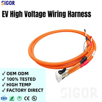 Harnais de câblage haute tension personnalisé pour véhicules électriques, assemblage de câbles avec connecteurs PTFE pour systèmes de groupe électrogène, onduleurs et PDU automobiles