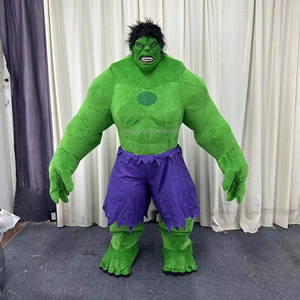 <span class=keywords><strong>Costume</strong></span> Gonfiabile Personalizzabile <span class=keywords><strong>Hulk</strong></span> per Adulti, Mascotte Verde di Personaggio Anime per Pubblicità Commerciale - Product Image 2