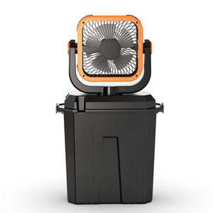 Ventilador de Nebulización para Exteriores con Luz, Tanque de 12L, Recargable de 20000mAh, Humidificador de Piso - Product Image 1