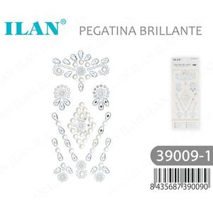 Adesivi con strass lucidi ILAN 39009-1 per decorazioni di abbigliamento - Product Image 1